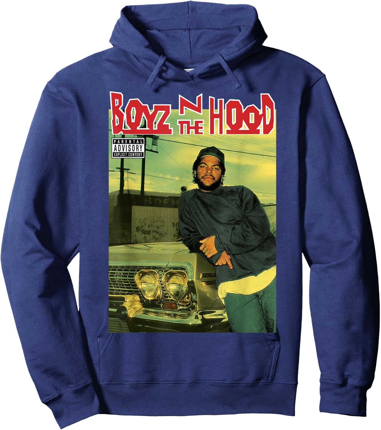 Boyz N The Hood Darrin Doughboy Album Cover Logo Small Hoodie - Hoodie | Navy