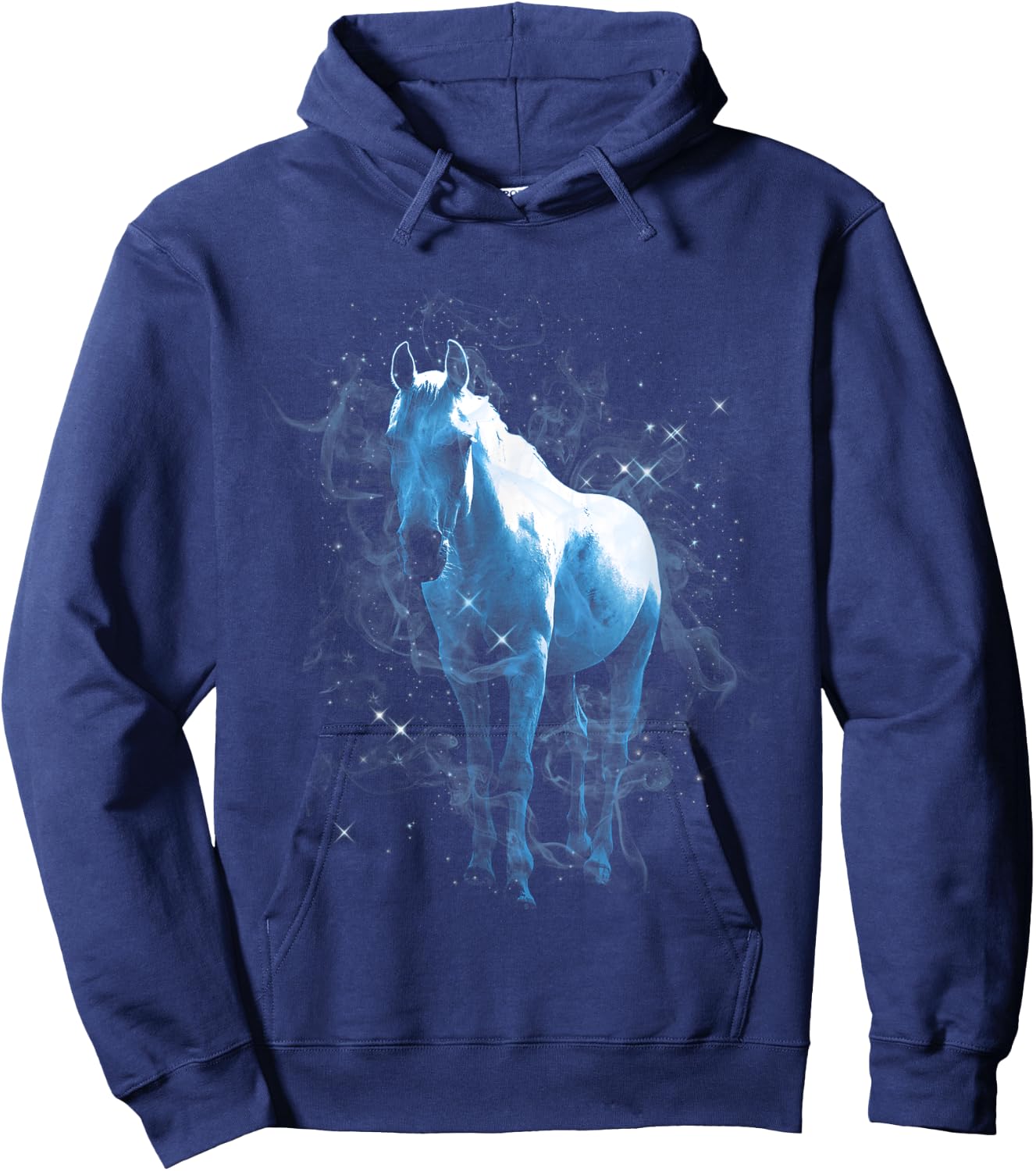 White Horse Shirt for Ladies - with Horses on Them Hoodie - Hoodie | Navy