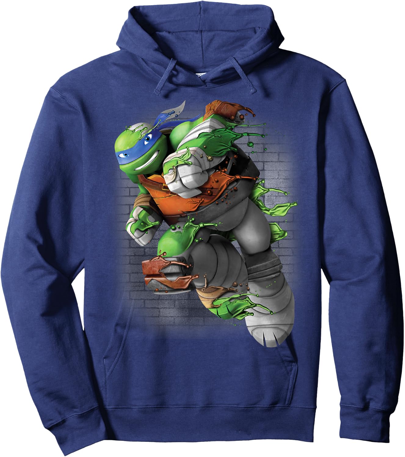 Teenage Mutant Ninja Turtles Leonardo Liquid Green Hoodie - Hoodie | Navy