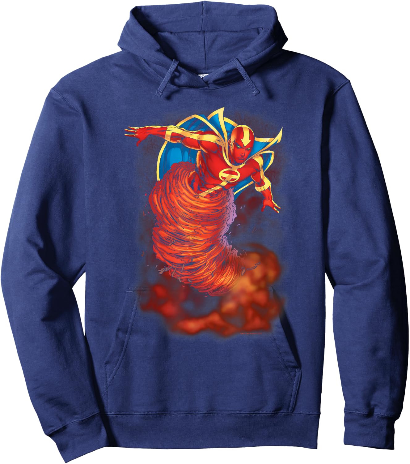 Justice League Red Tornado Cloud Hoodie - Hoodie | Navy