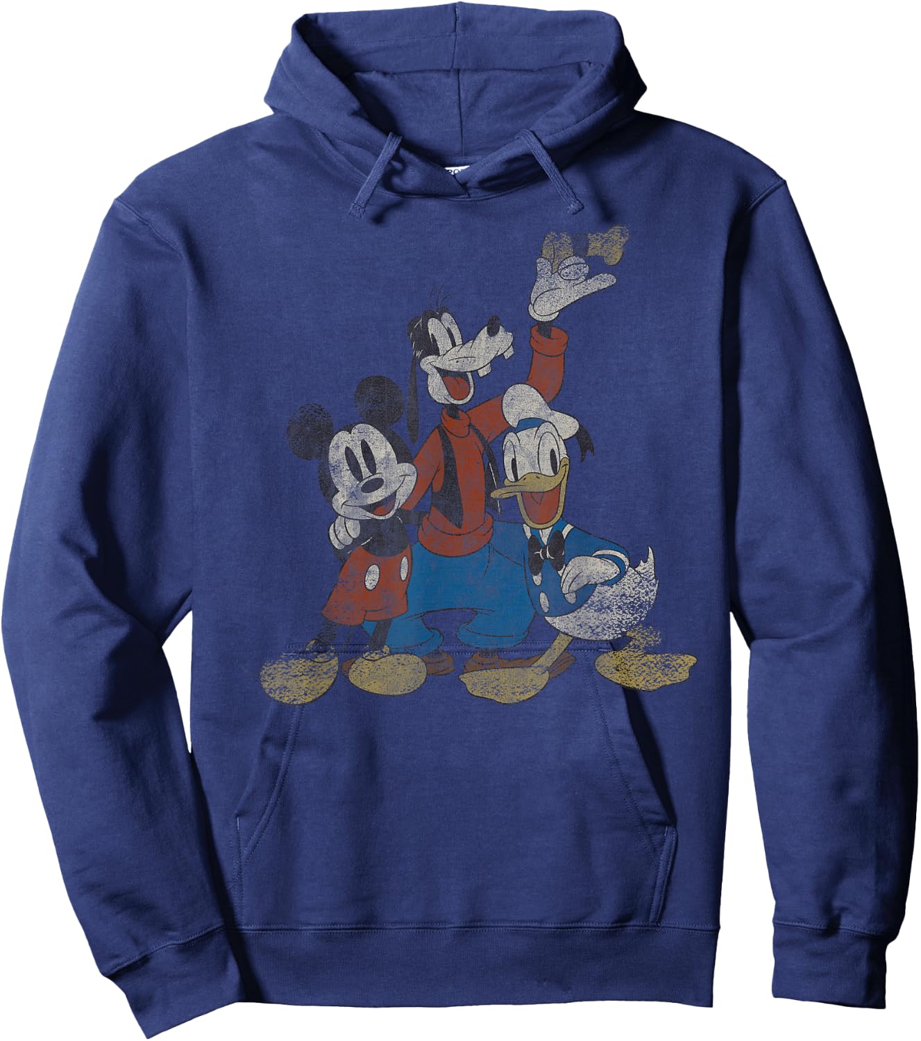 Disney Mickey Donald and Goofy Classic Hoodie - Hoodie | Navy