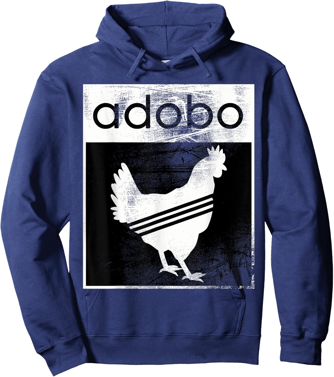 Chicken Adobo Shirt Funny Filipino Shirts Women Kids Hoodie - Hoodie | Navy