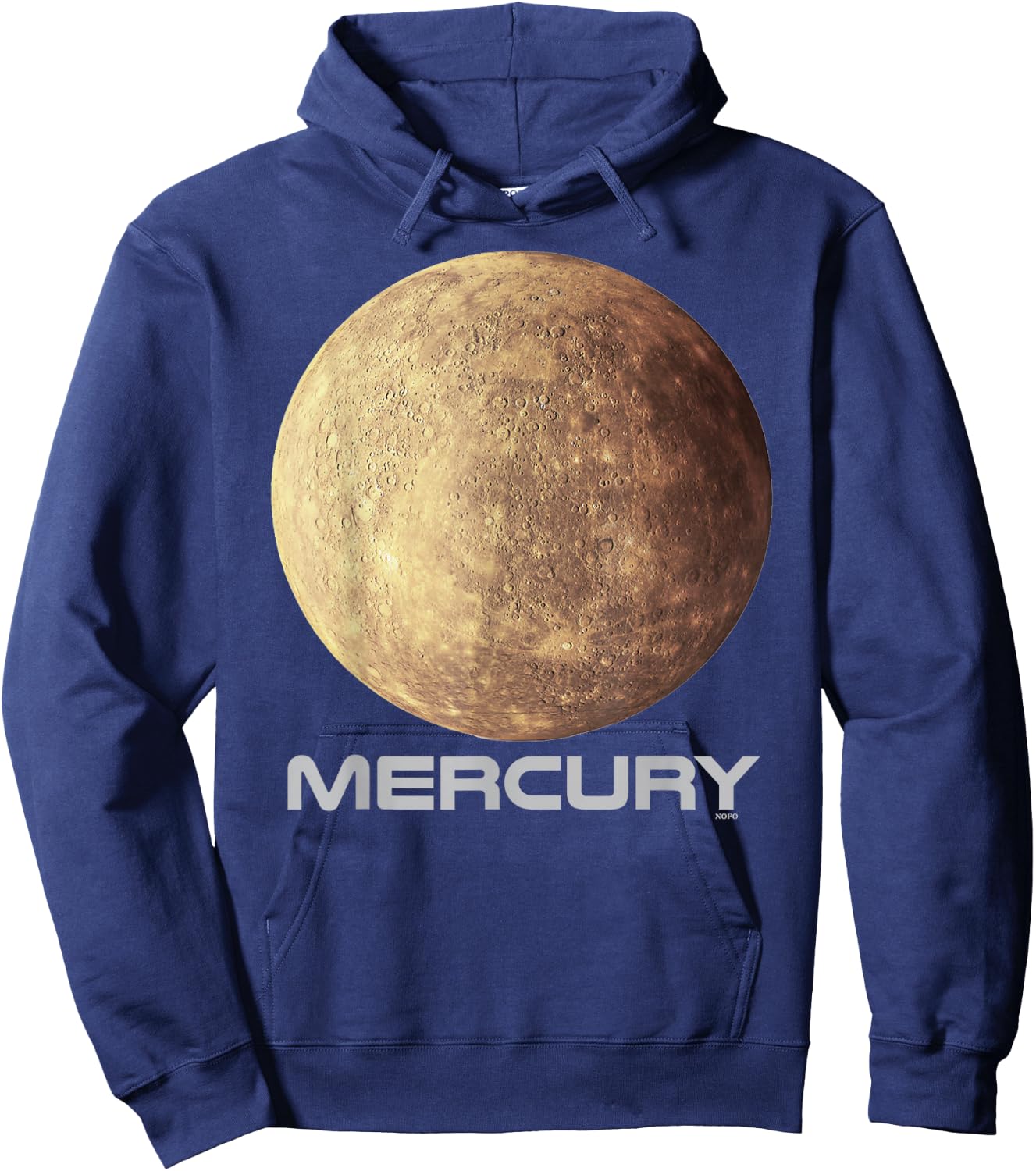 Mercury Shirt, Solar System Planet Hoodie - Hoodie | Navy