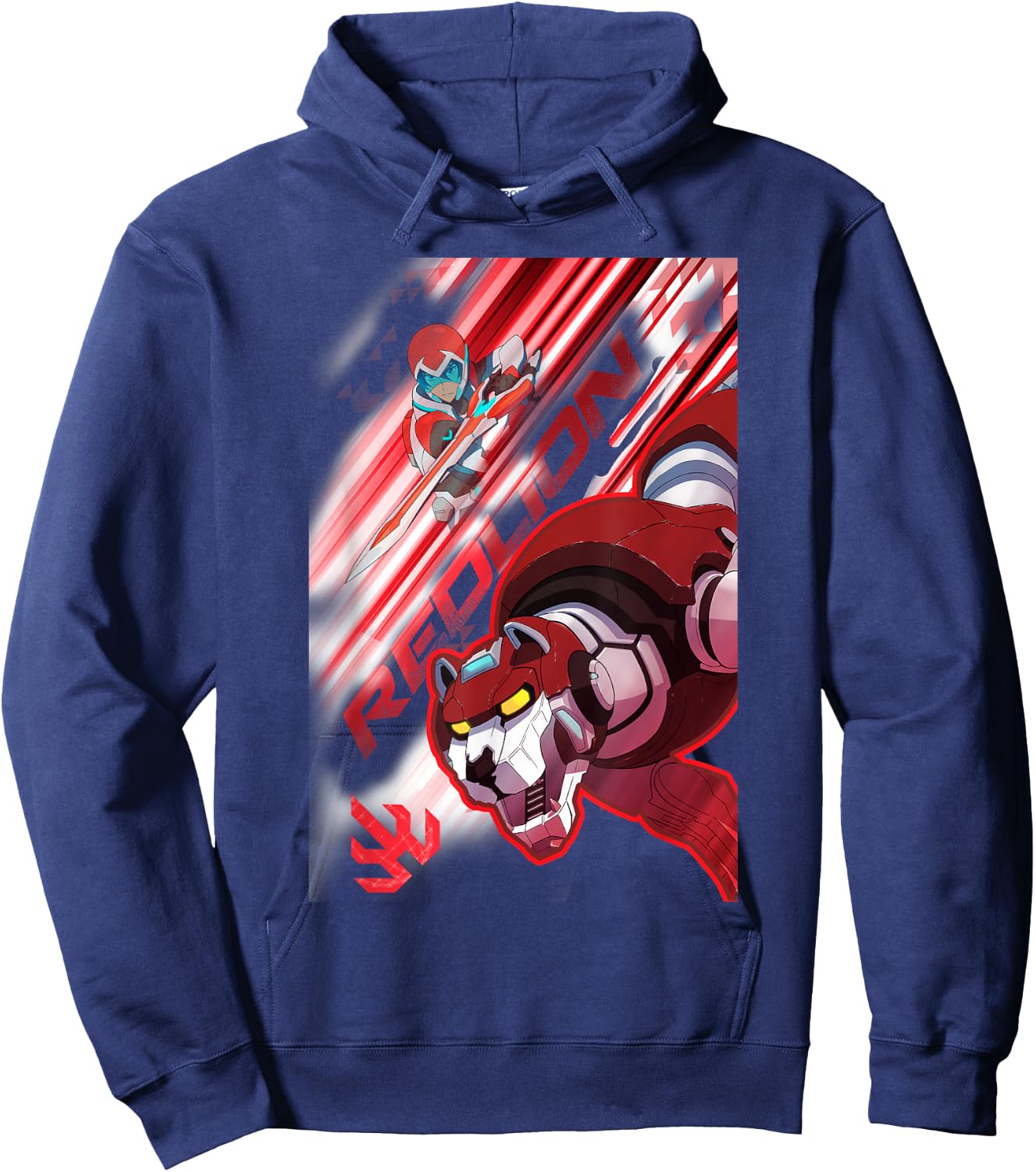 Voltron Legendary Defender Red Lion Keith Hoodie - Hoodie | Navy