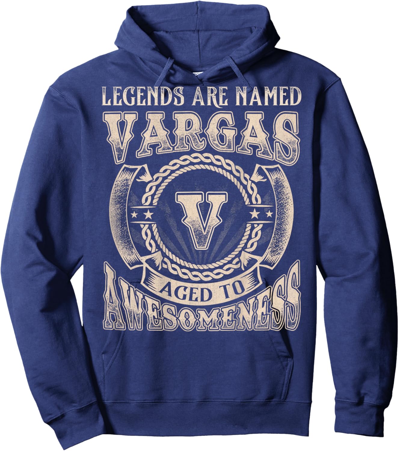 Vargas Name Shirt Legends are Named Vargas Hoodie - Hoodie | Navy