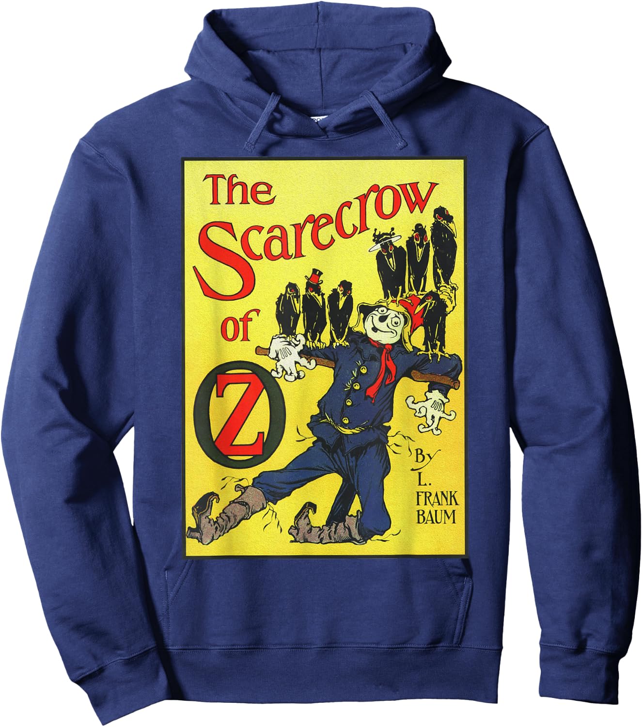 Retro Scarecrow Of OZ Shirt Art-Vintage The Wizard Of OZ Hoodie - Hoodie | Navy