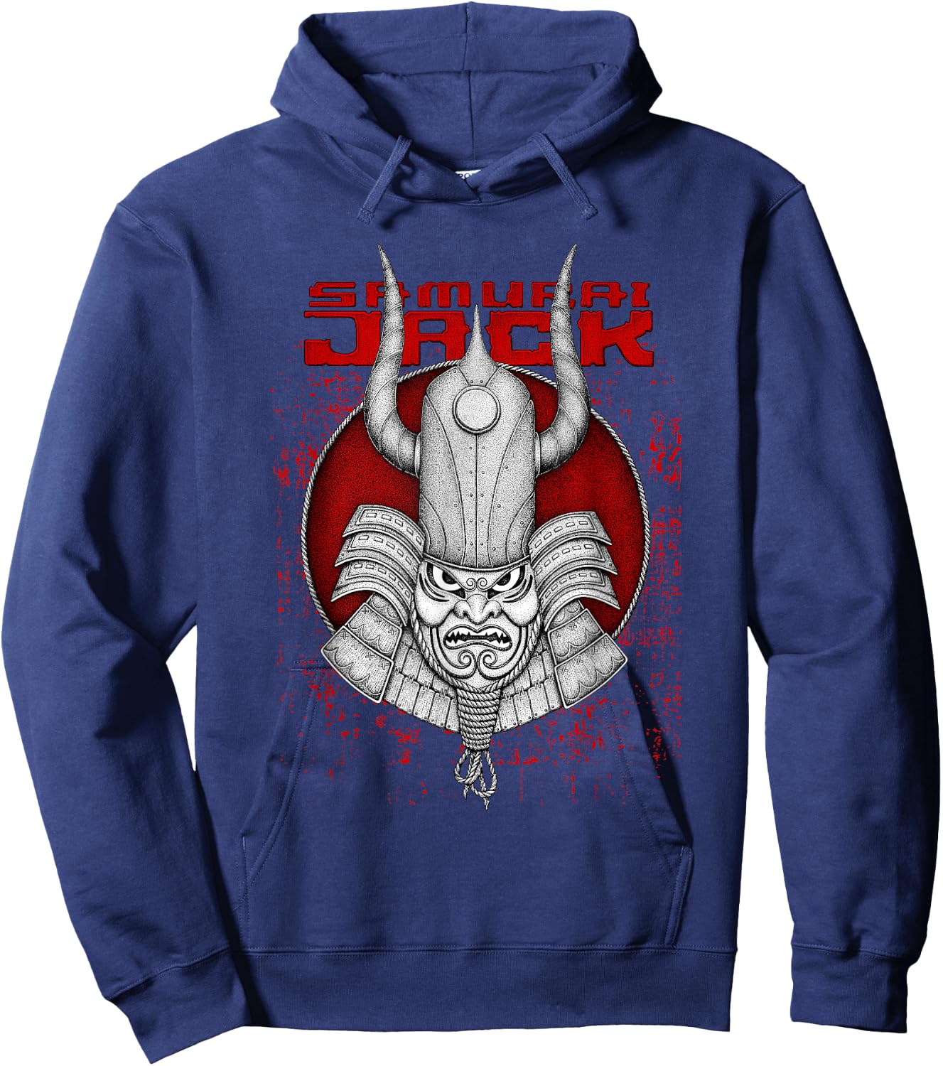 Samurai Jack Battle Armor Cartoon Hoodie - Hoodie | Navy