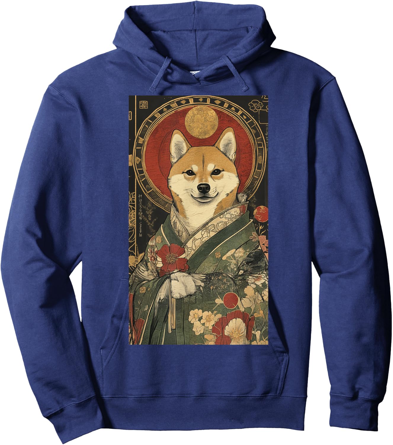 Shiba Inu Tarot Card Shiba Inu Japanese art Hoodie - Hoodie | Navy