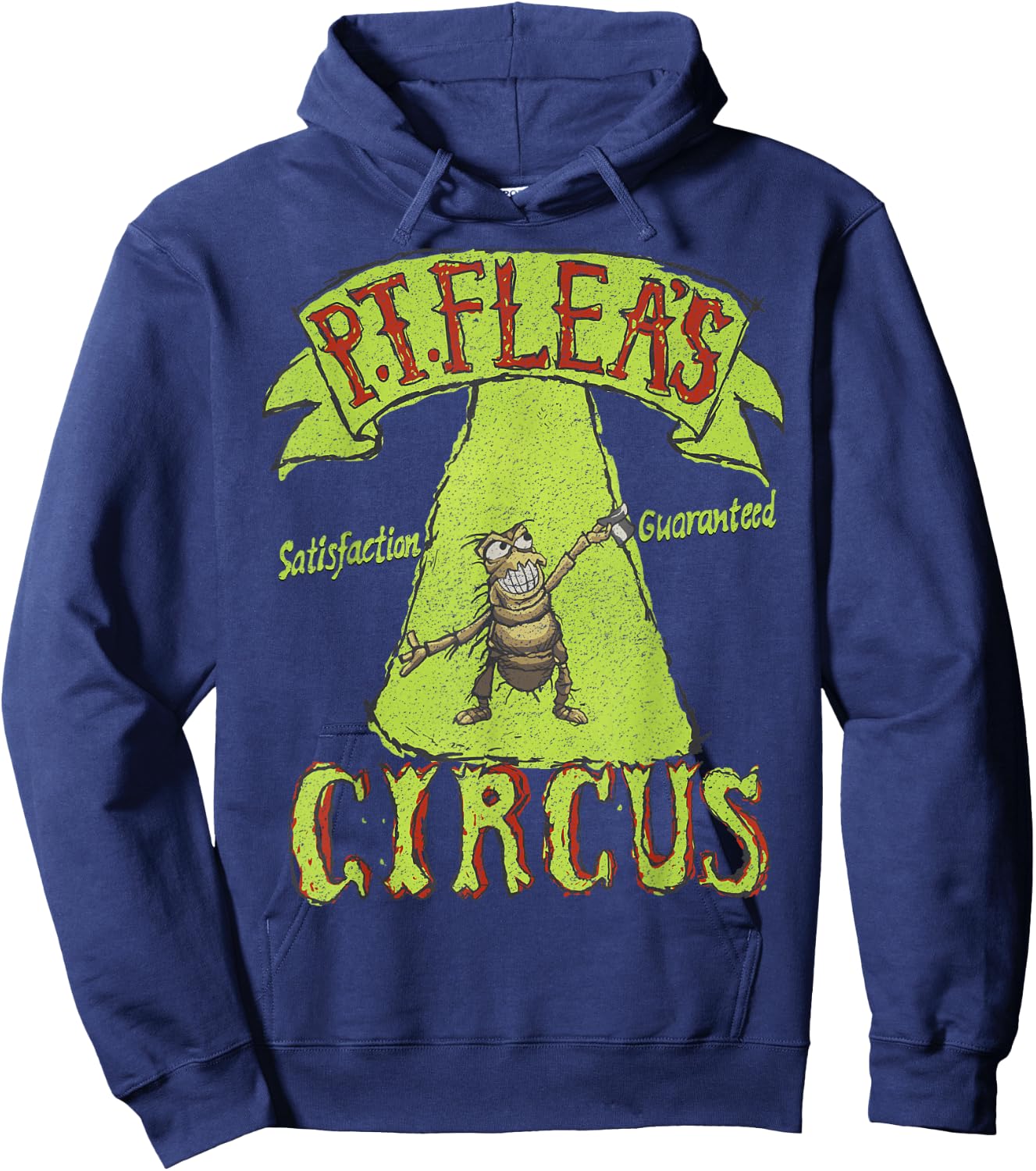 Disney Pixar A Bug's Life P.T. Flea's Circus Vintage Poster Hoodie - Hoodie | Navy
