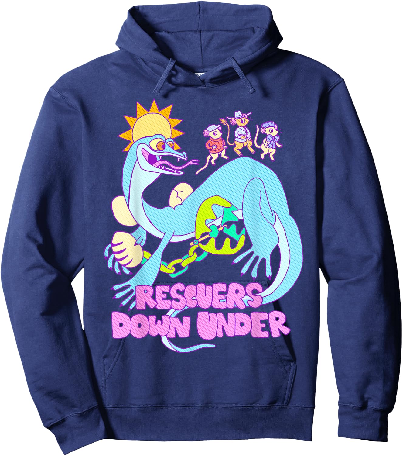 Disney Rescuers Down Under Joanna Stealing Graphic Hoodie - Hoodie | Navy