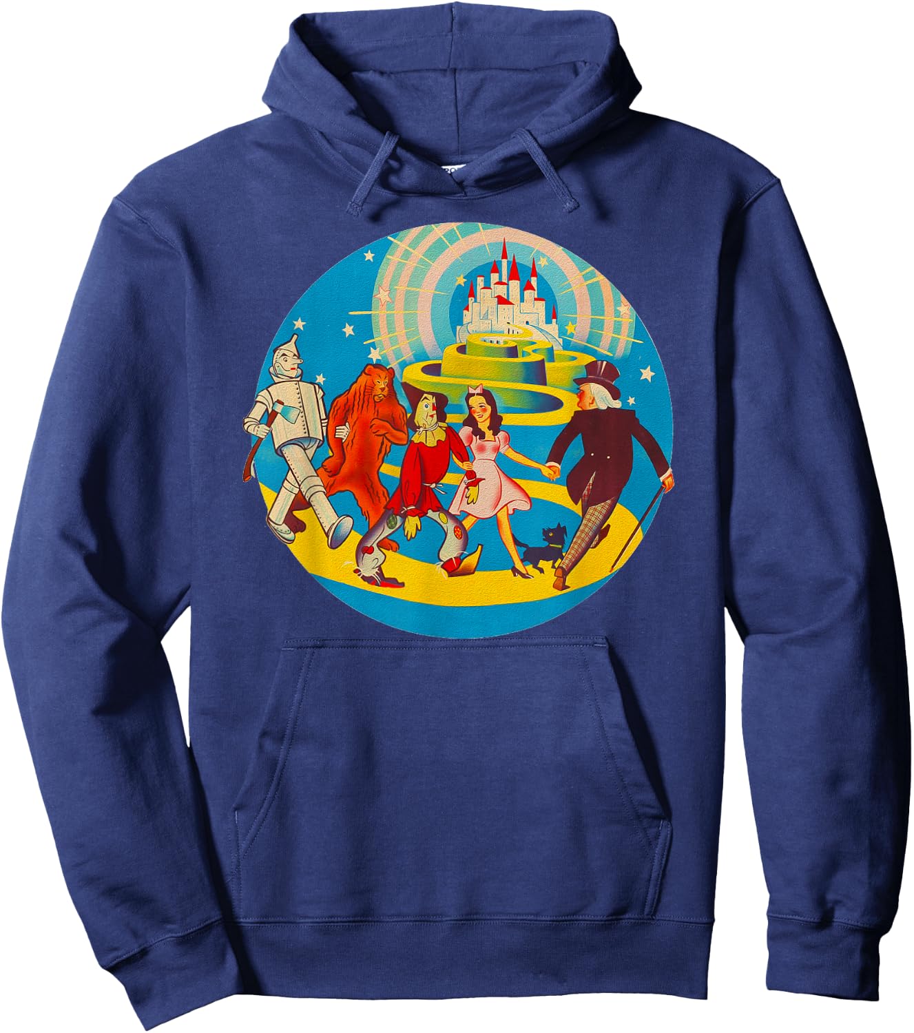 The Wizard of OZ Art Tin Man Lion Scarecrow Dorothy Hoodie - Hoodie | Navy