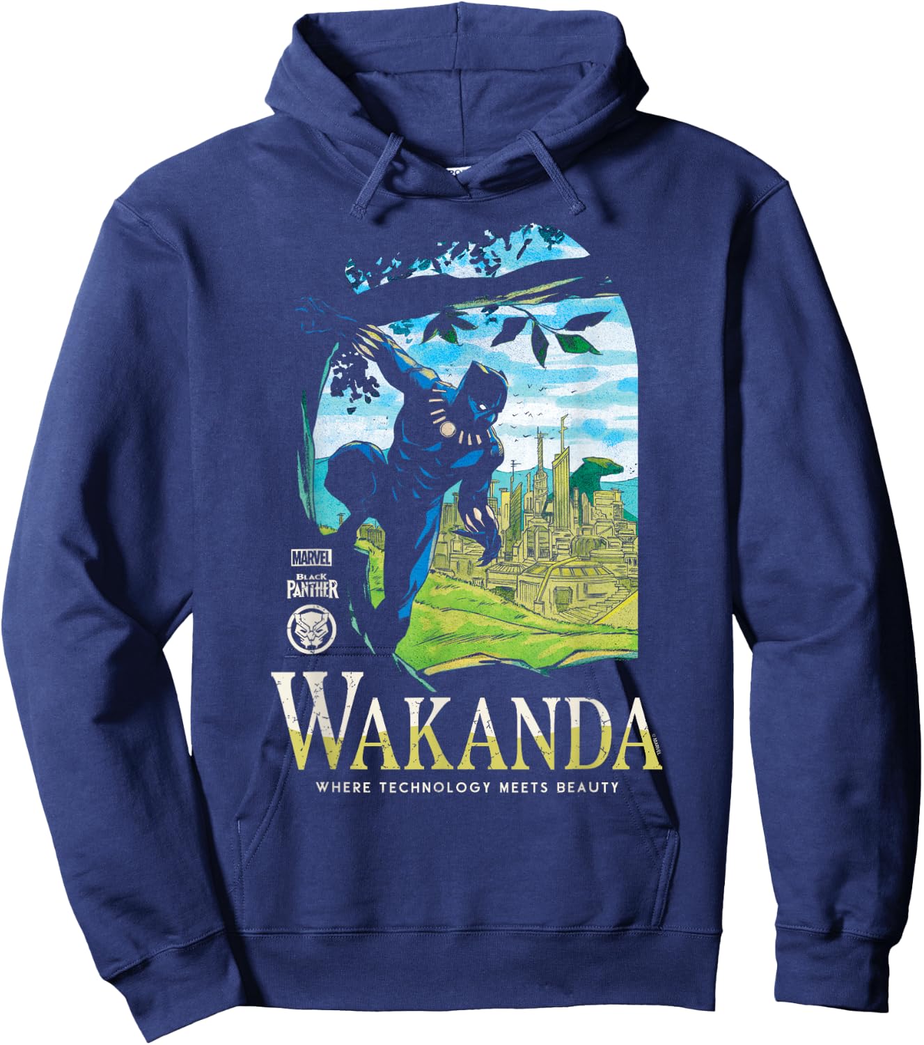 Black Panther - Destination Hoodie - Hoodie | Navy