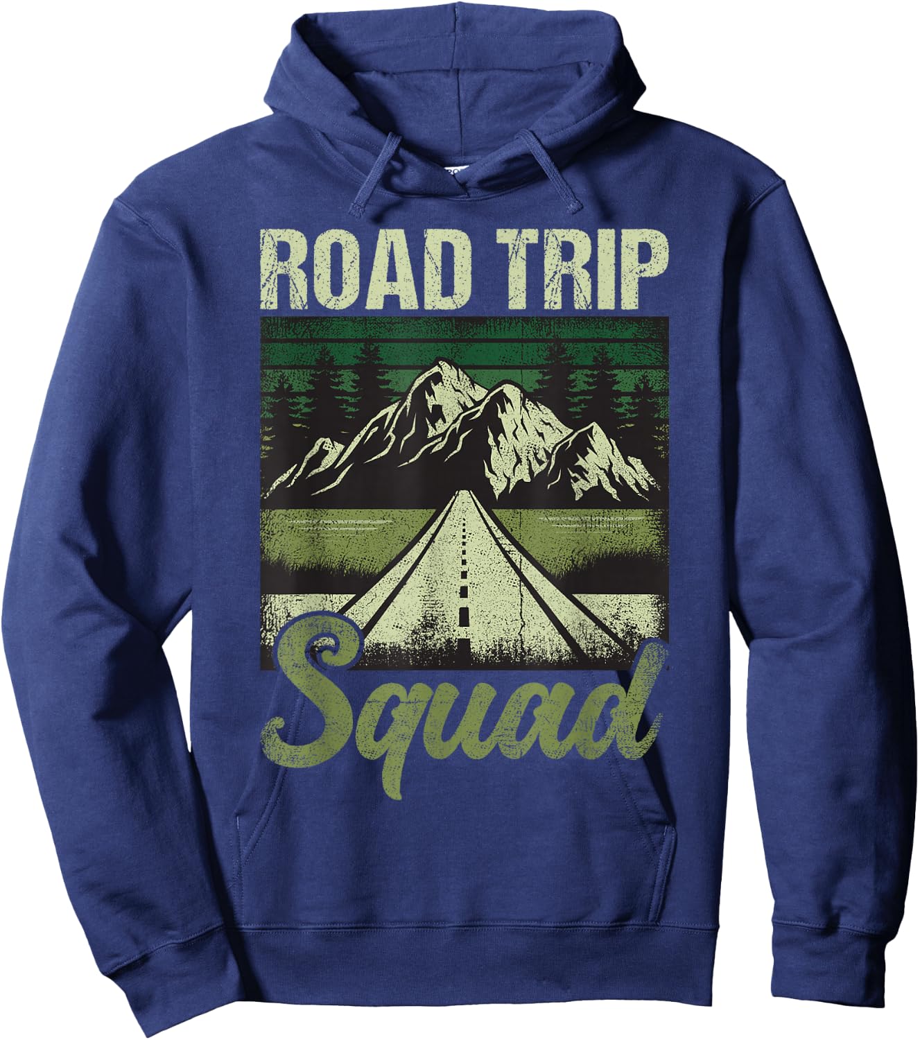 Funny Road Trip Squad Design for Travel Lovers Hoodie - Hoodie | Navy