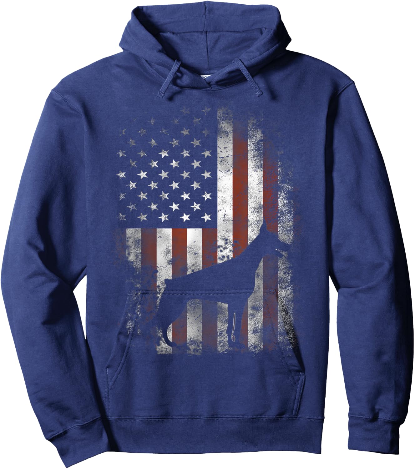 4th Of July Dog Shirt & Doberman Pinscher American Flag Patriotic Youth Boys Black Short Sleeve Classic Fit Small Hoodie - Hoodie | Navy