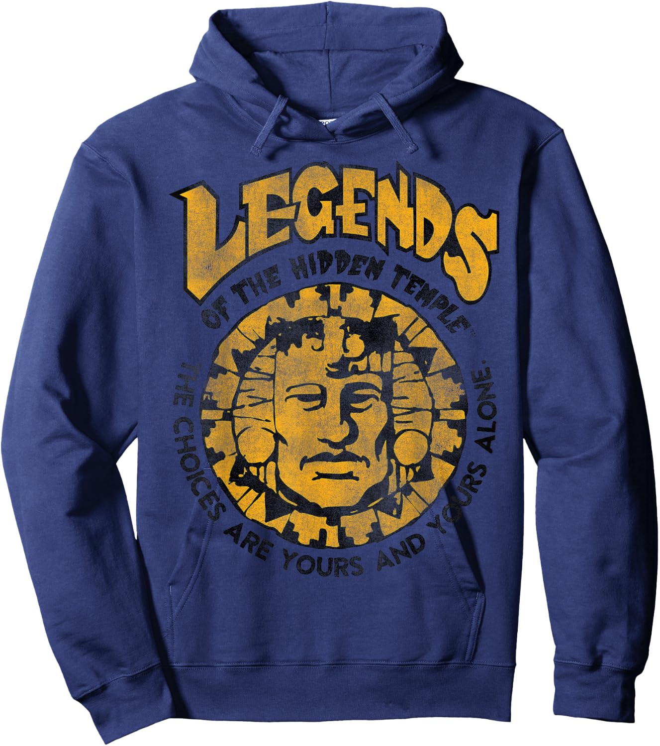 Nickelodeon Legends of The Hidden Temple Olmec Hoodie - Hoodie | Navy