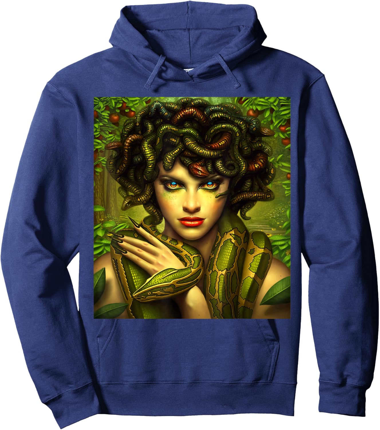 Art and Rock Medusa Party and Gift unissex Medusa Hoodie - Hoodie | Navy