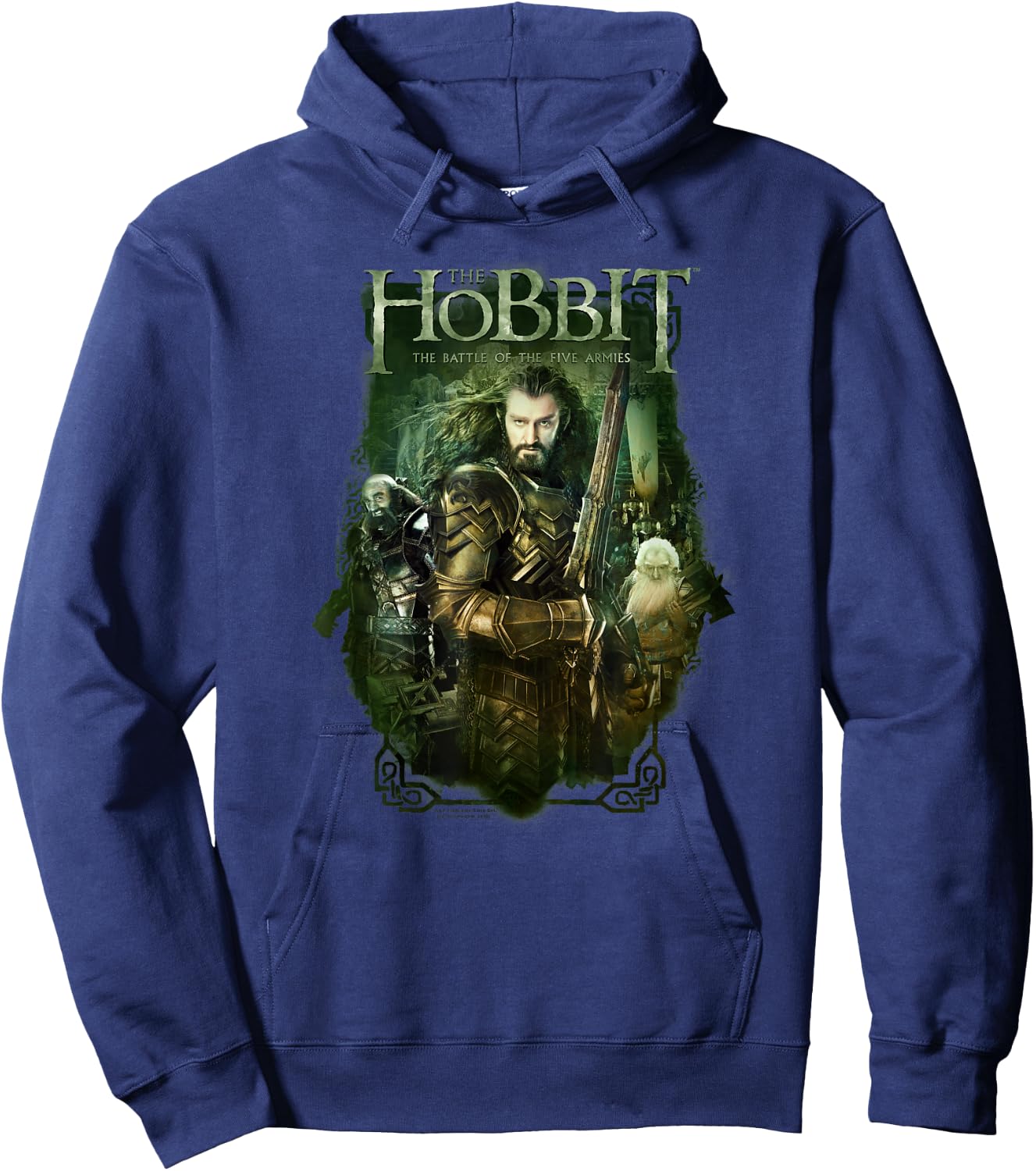 Hobbit King Thorin and Company T Shirt Hoodie - Hoodie | Navy