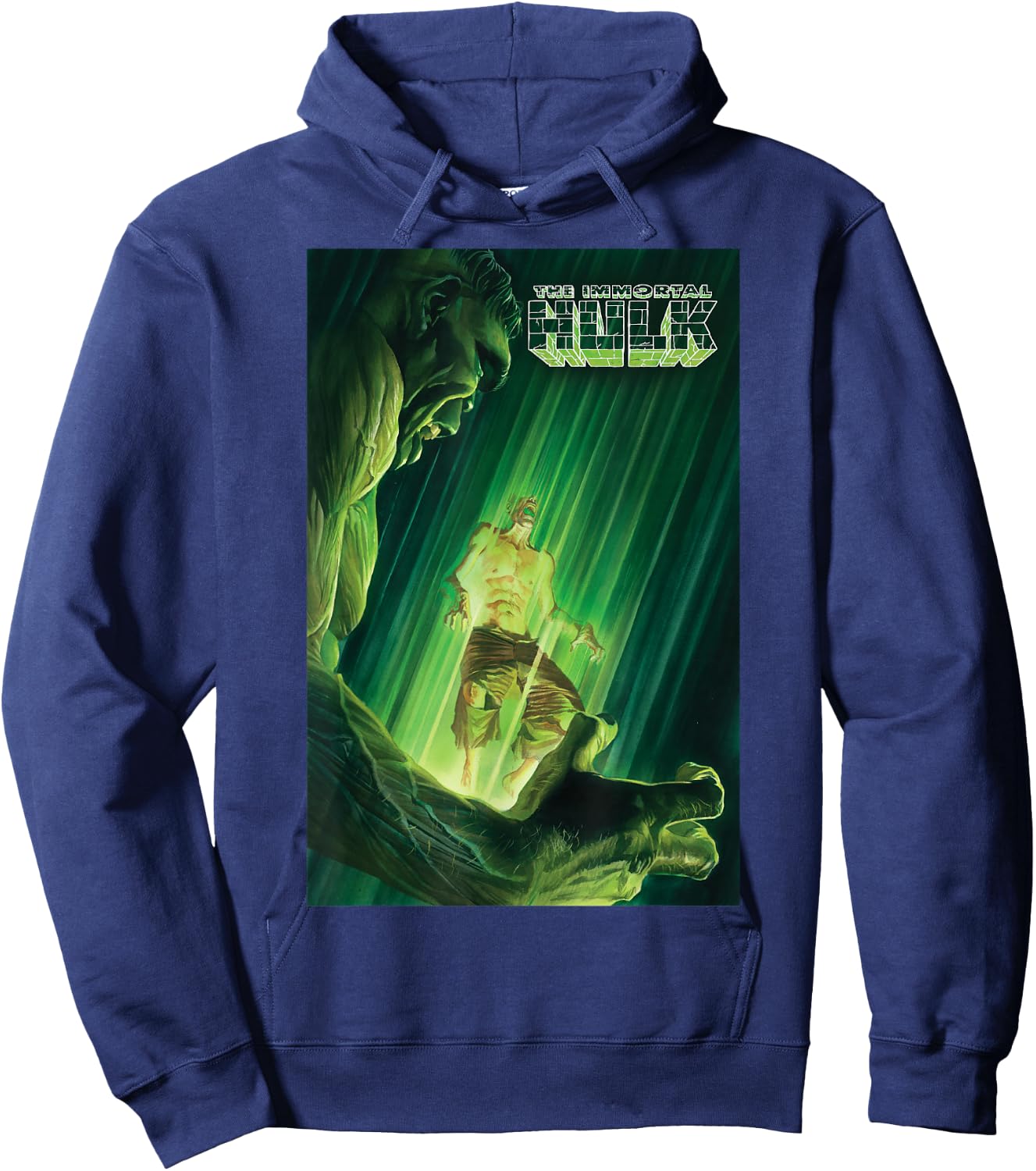 Marvel Comixology Immortal Hulk The One Below Comic Cover Hoodie - Hoodie | Navy