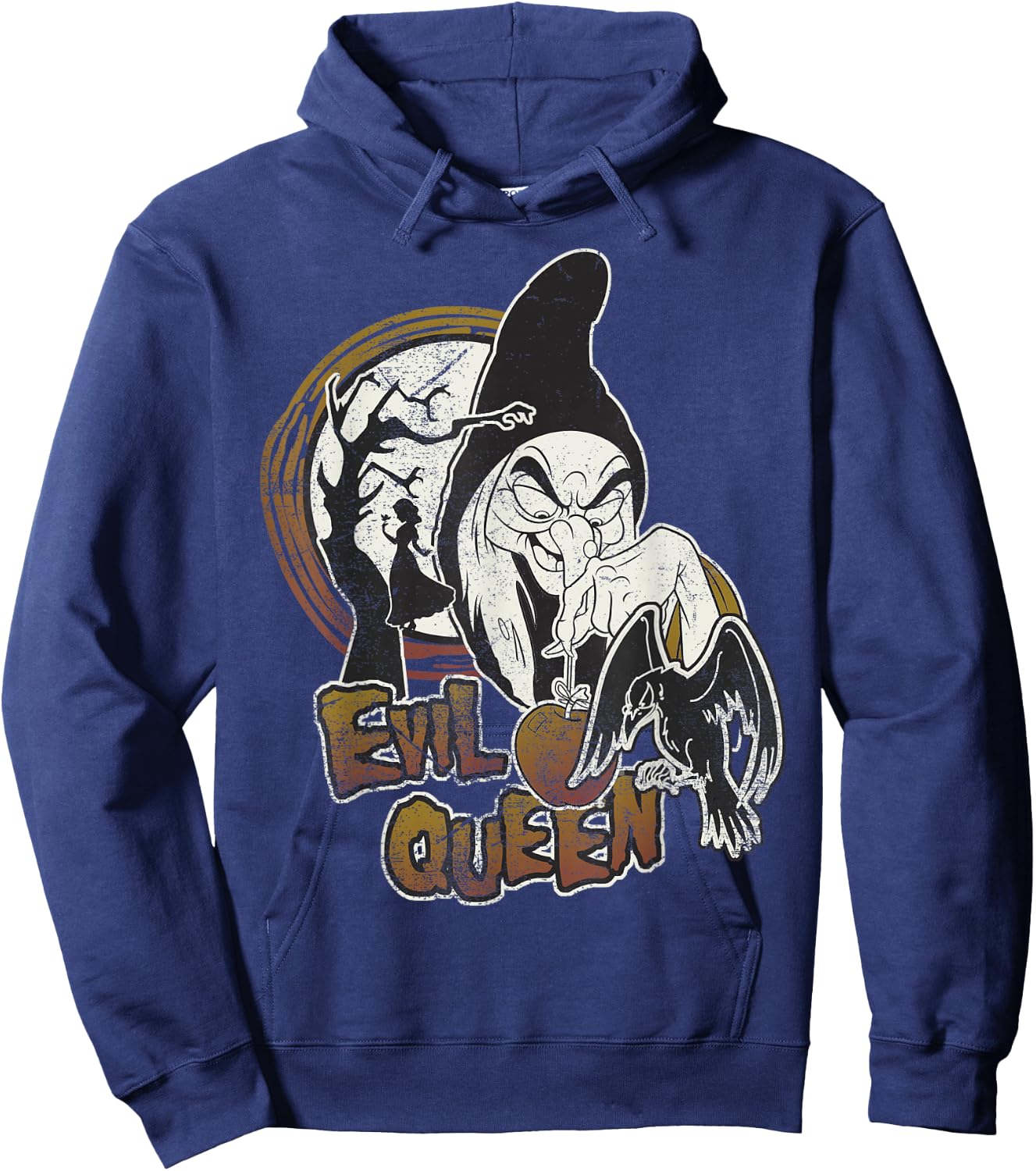 Disney Snow White Halloween Evil Queen Poison Apple Vintage Hoodie - Hoodie | Navy