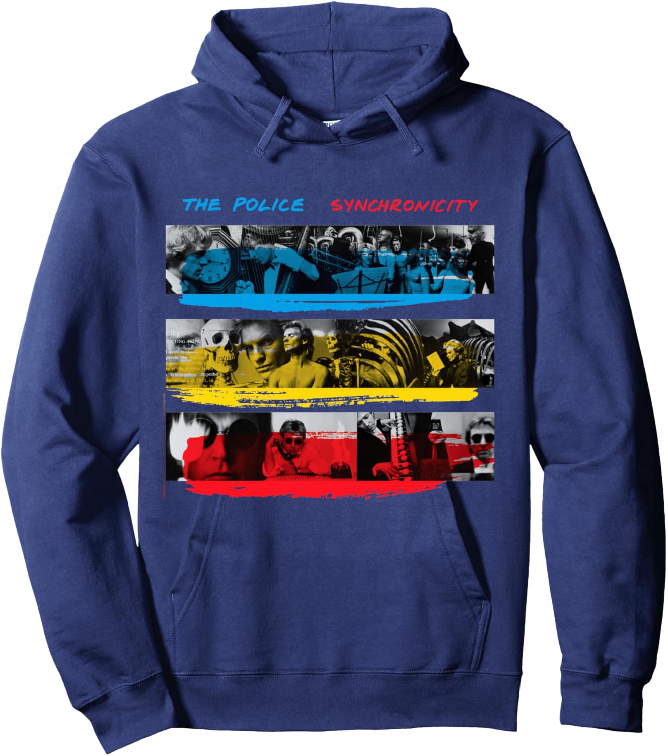 Official The Police Synchronicity resized Hoodie - Hoodie | Navy