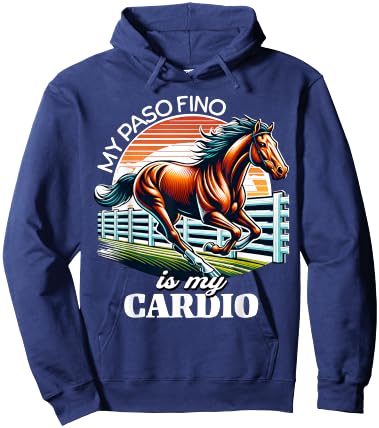 Horse Riding Paso Fino Is My Cardio Hoodie - Hoodie | Navy