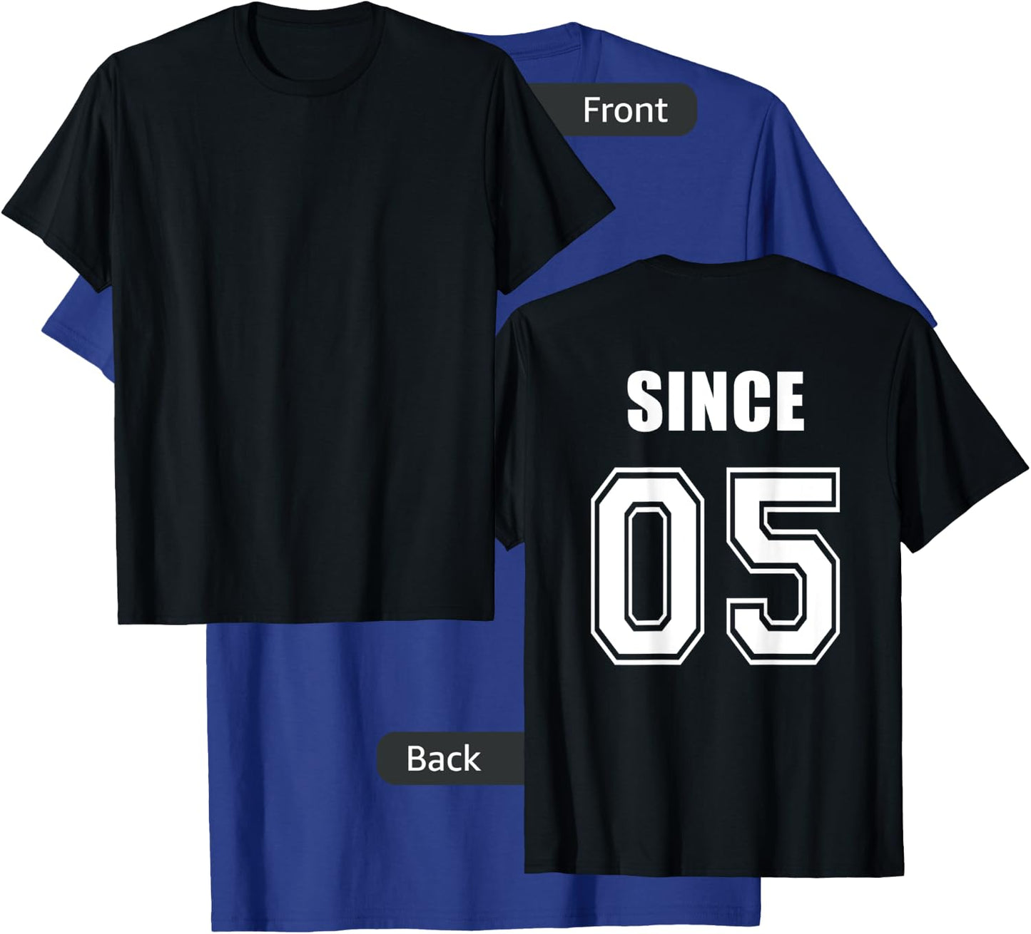 Together since 2005 -couple shirts-Lovers Shirts- King Queen T-Shirt - T-Shirt | Royal