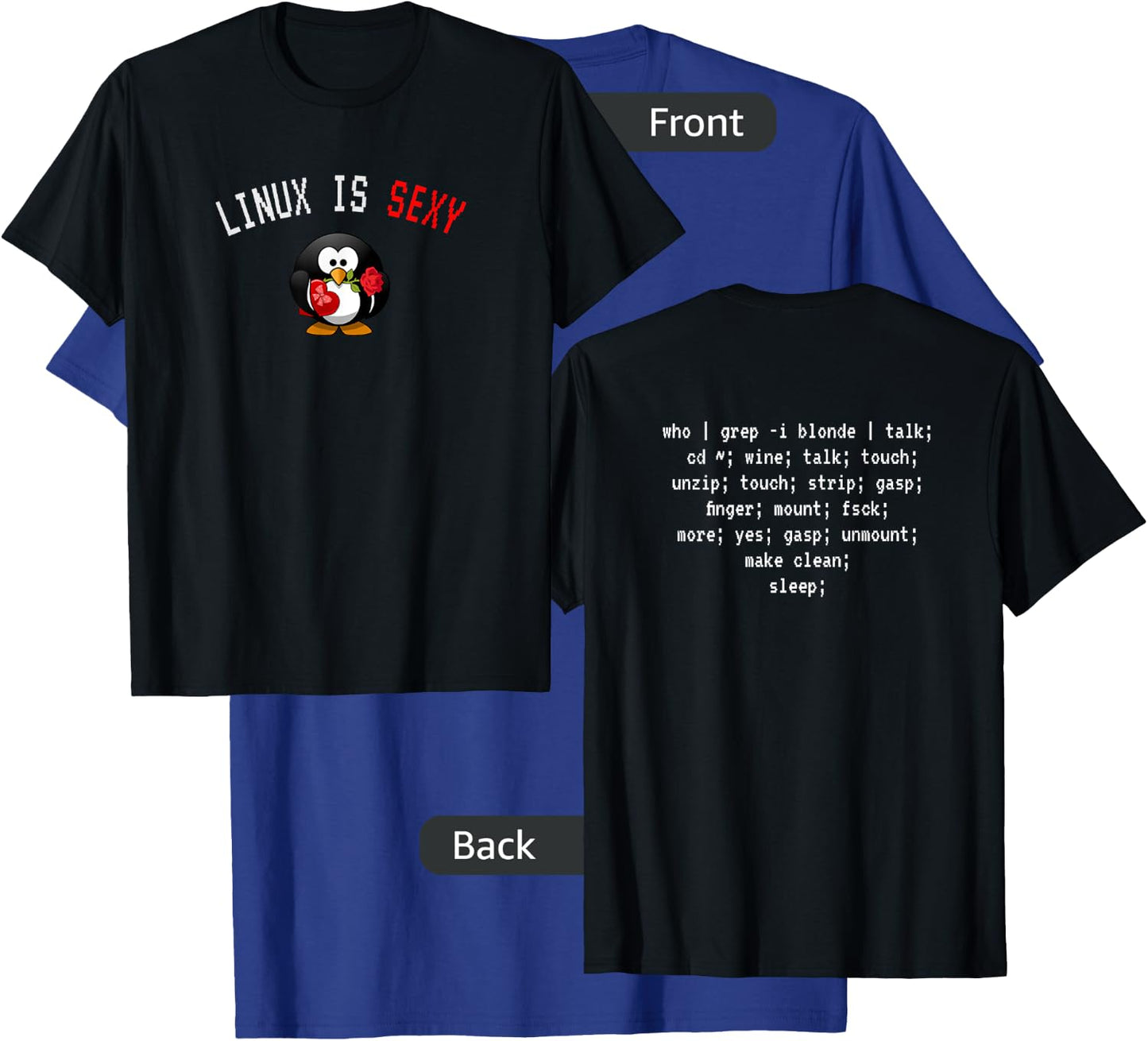 Linux is Sexy T-Shirt - T-Shirt | Royal