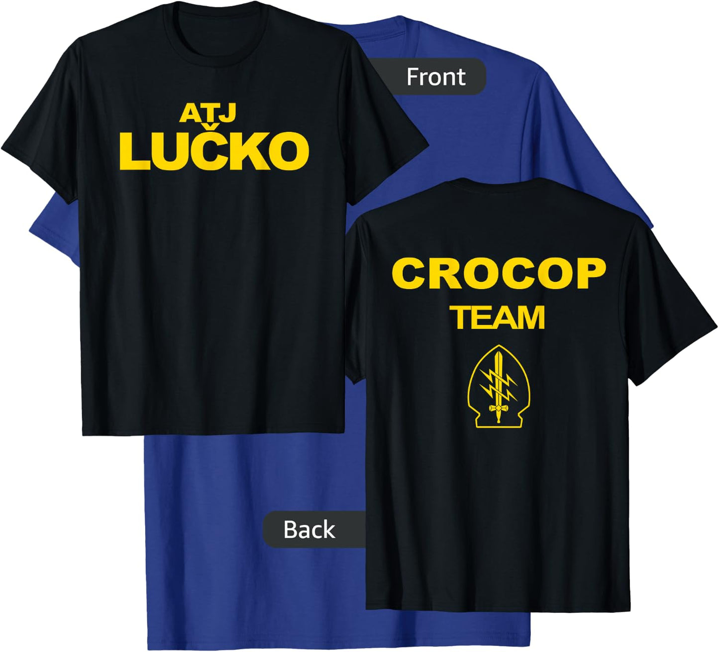 Croatian Police Anti-terrorist Unit ATJ LUCKO Crocop Team T-Shirt - T-Shirt | Royal