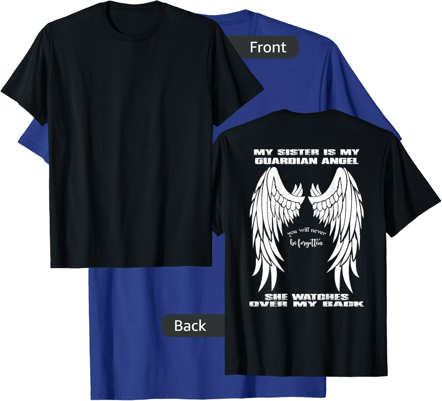 Guardian Angel Shirt - My Sister Is My Guardian Angel T-Shirt - T-Shirt | Royal