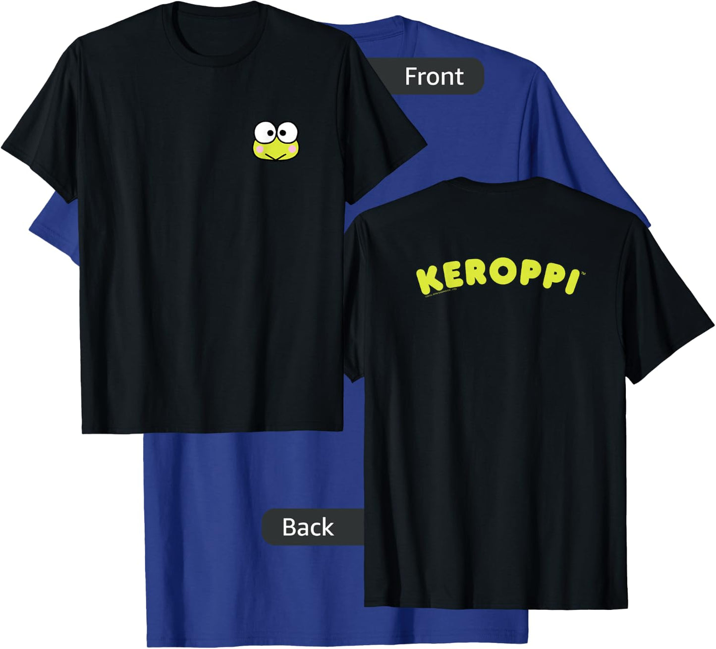 Keroppi Front and Back Logo Shirt T-Shirt - T-Shirt | Royal