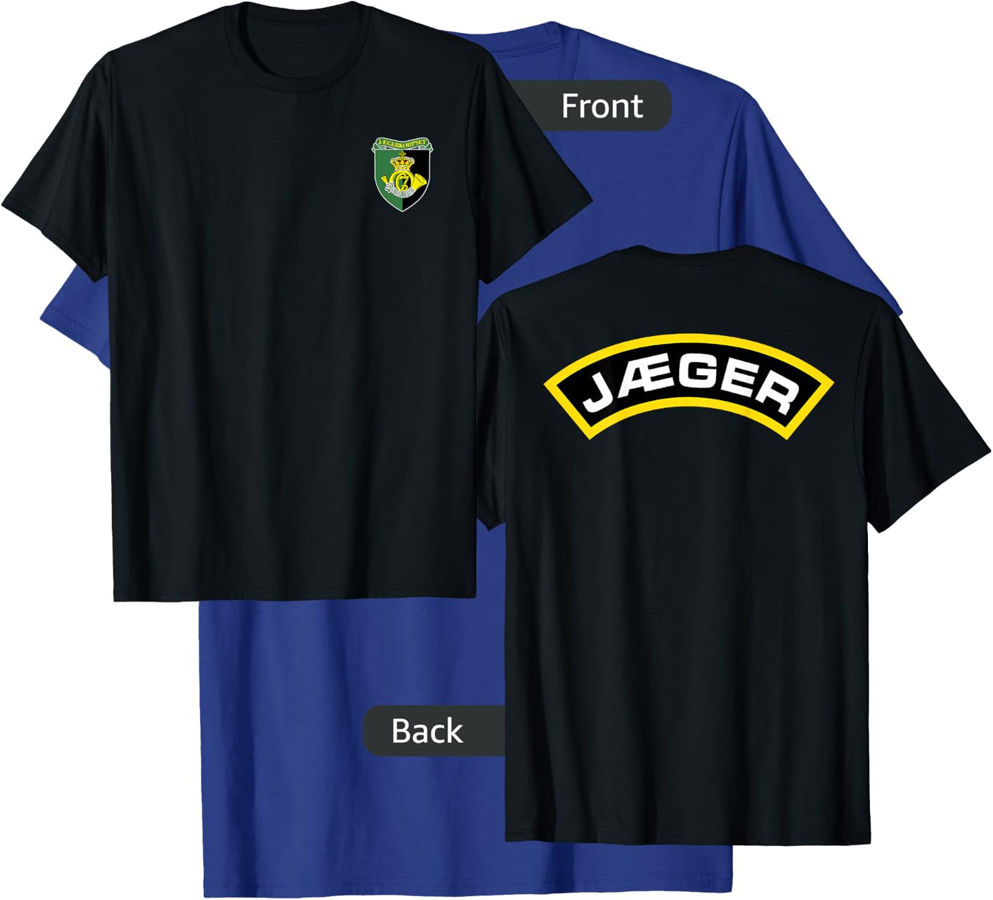 Hunter Jaeger Corps Danish Special Forces Army T-Shirt - T-Shirt | Royal