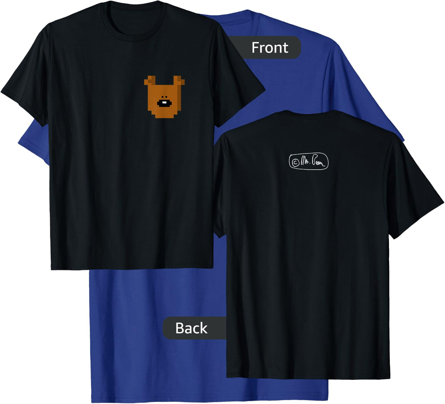 Mr Bean Teddy Face T-Shirt - T-Shirt | Royal