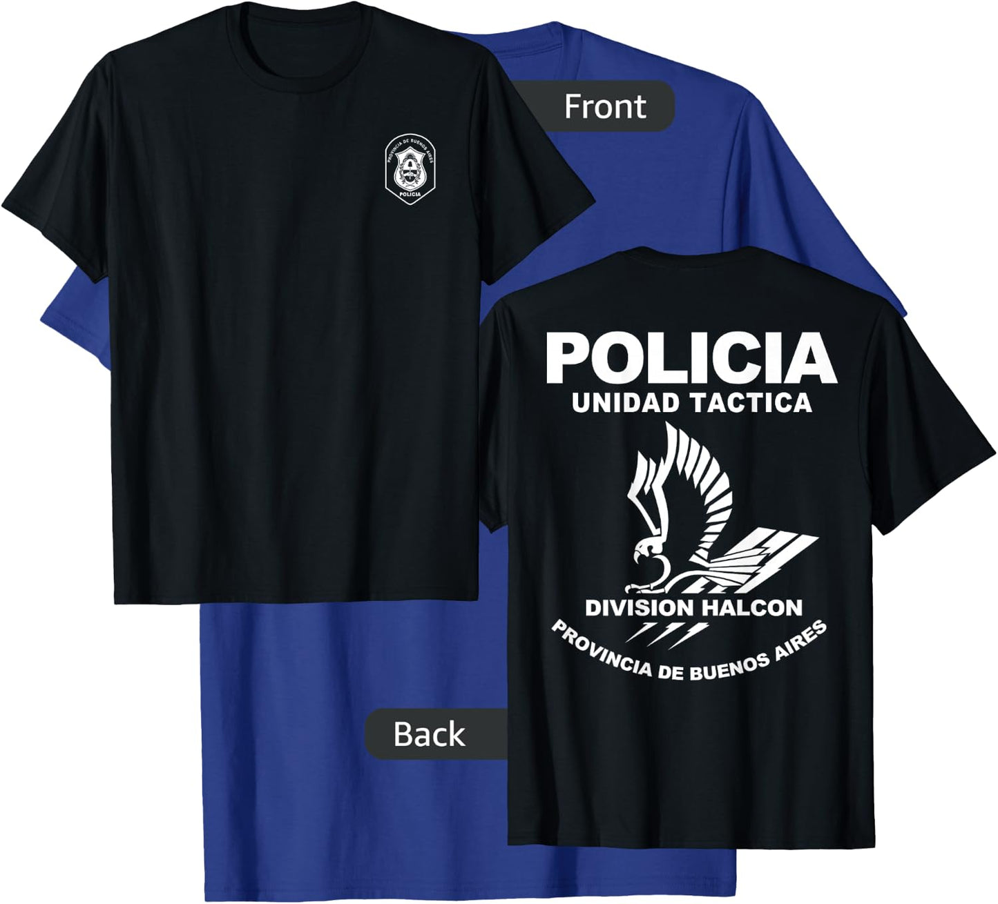 Argentina Buenos Aires Special Police Forces Halcon T-Shirt - T-Shirt | Royal