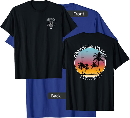 Hermosa Beach California Surf T-Shirt - T-Shirt | Royal