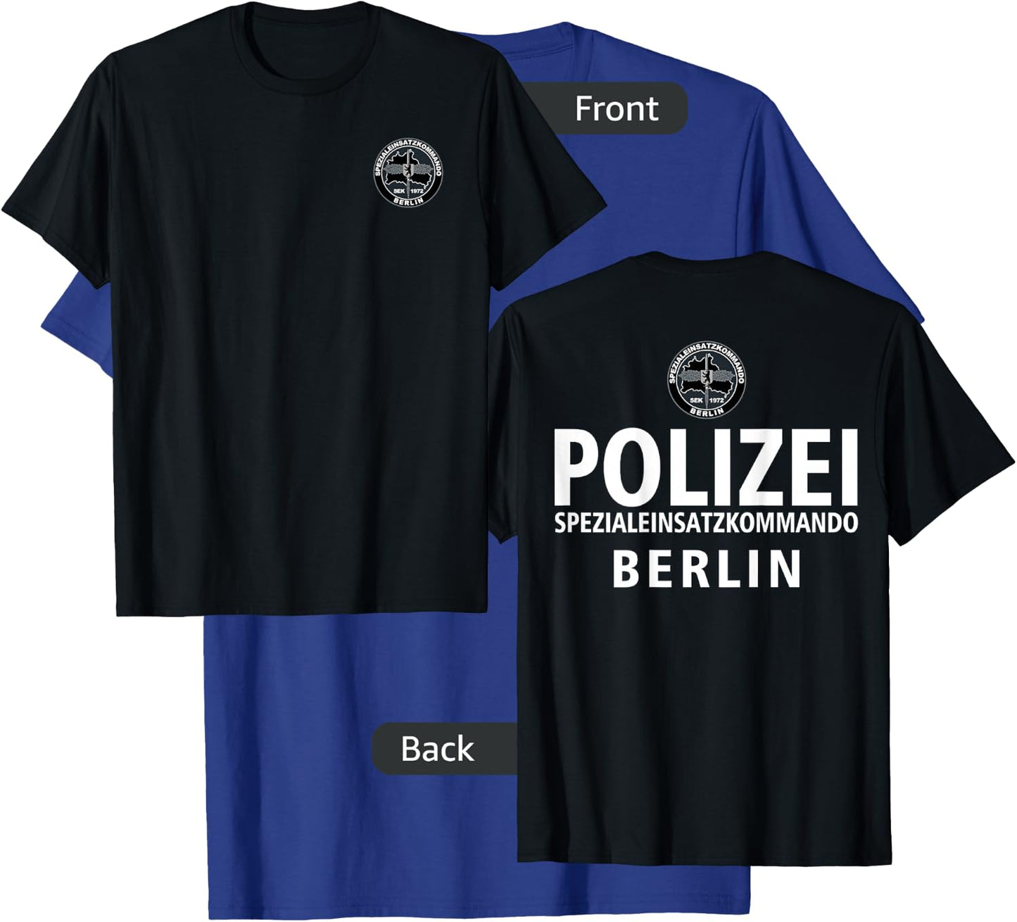 Germany Berlin SWAT Police SEK Spezialeinsatzkommando T-Shirt - T-Shirt | Royal