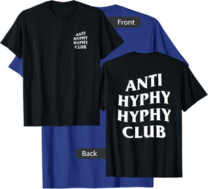 Anti Hyphy Hyphy Club T-Shirt - T-Shirt | Royal