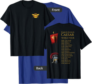 Ancient Rome - Julius Caesar World Tour - Roman Eagle SPQR T-Shirt - T-Shirt | Royal