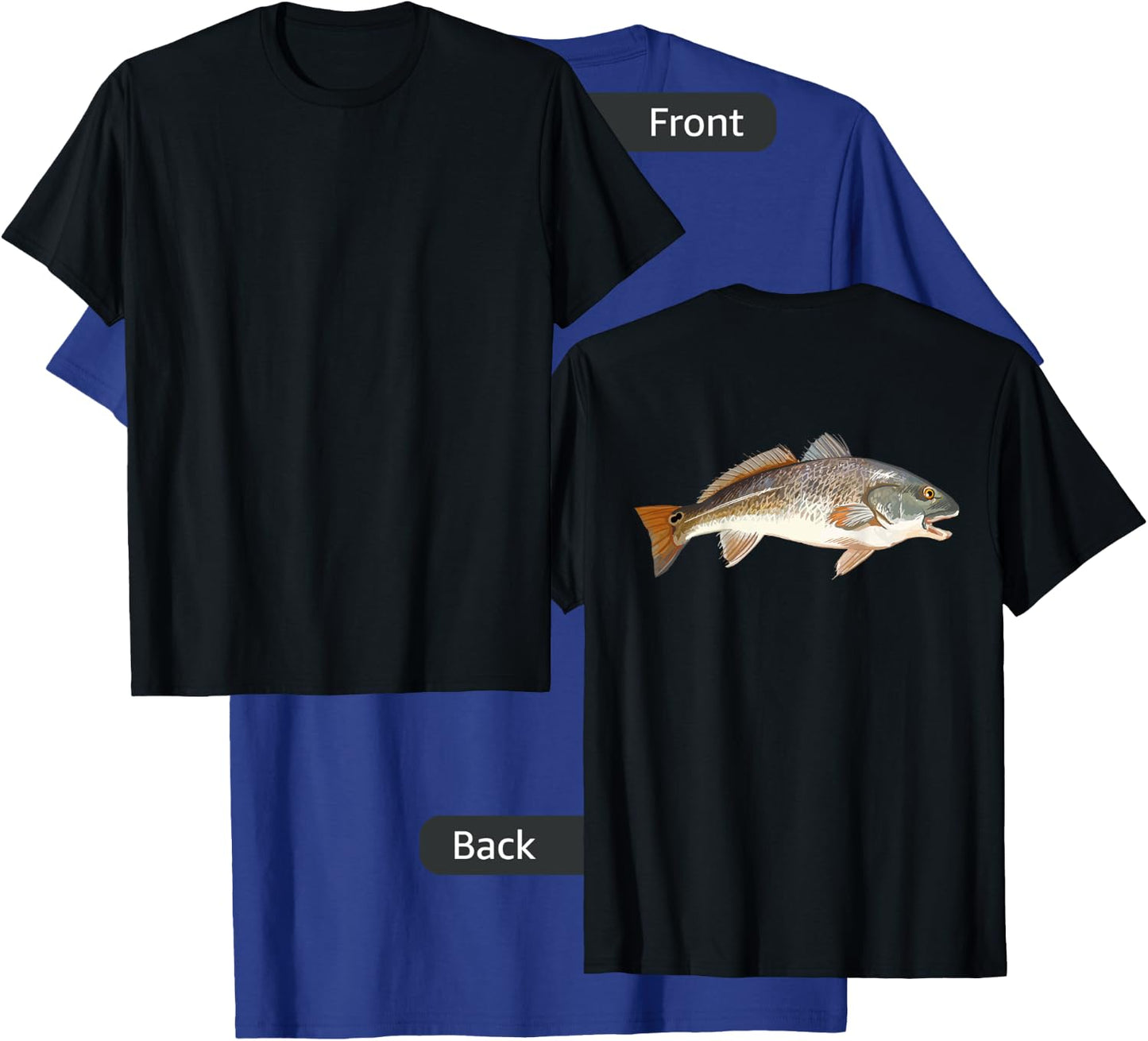 Redfish | Red Drum Fish Shirt T-Shirt - T-Shirt | Royal