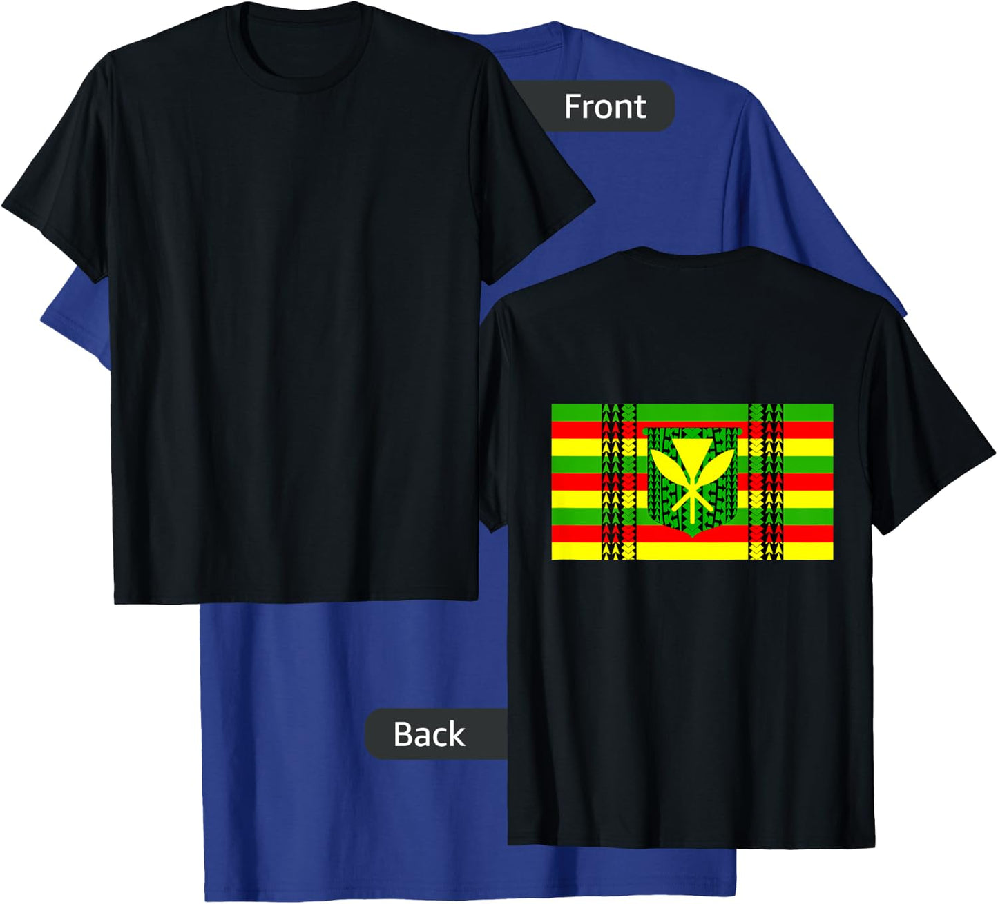 Tribal Kanaka Maoli Hawaiian Flag T-Shirt - T-Shirt | Royal
