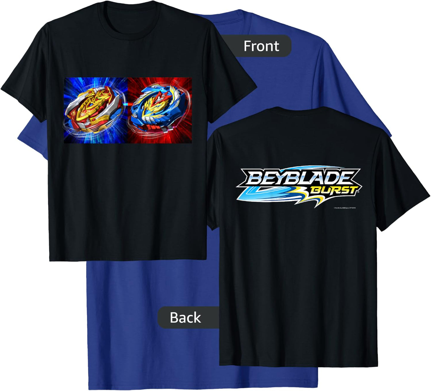 Beyblade Burst Turbo Double BEY Small T-Shirt - T-Shirt | Royal