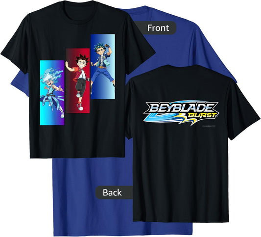 Beyblade Burst Turbo Trio T-Shirt - T-Shirt | Royal