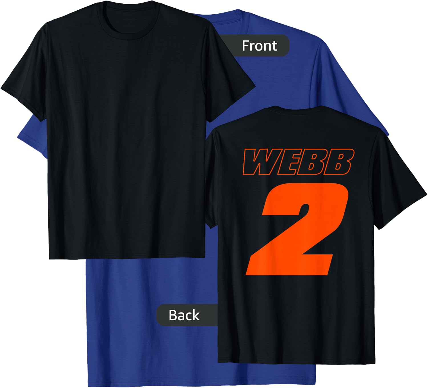 Motocross and Supercross Number 2 Shirt Cooper #2 Webb T-Shirt - T-Shirt | Royal