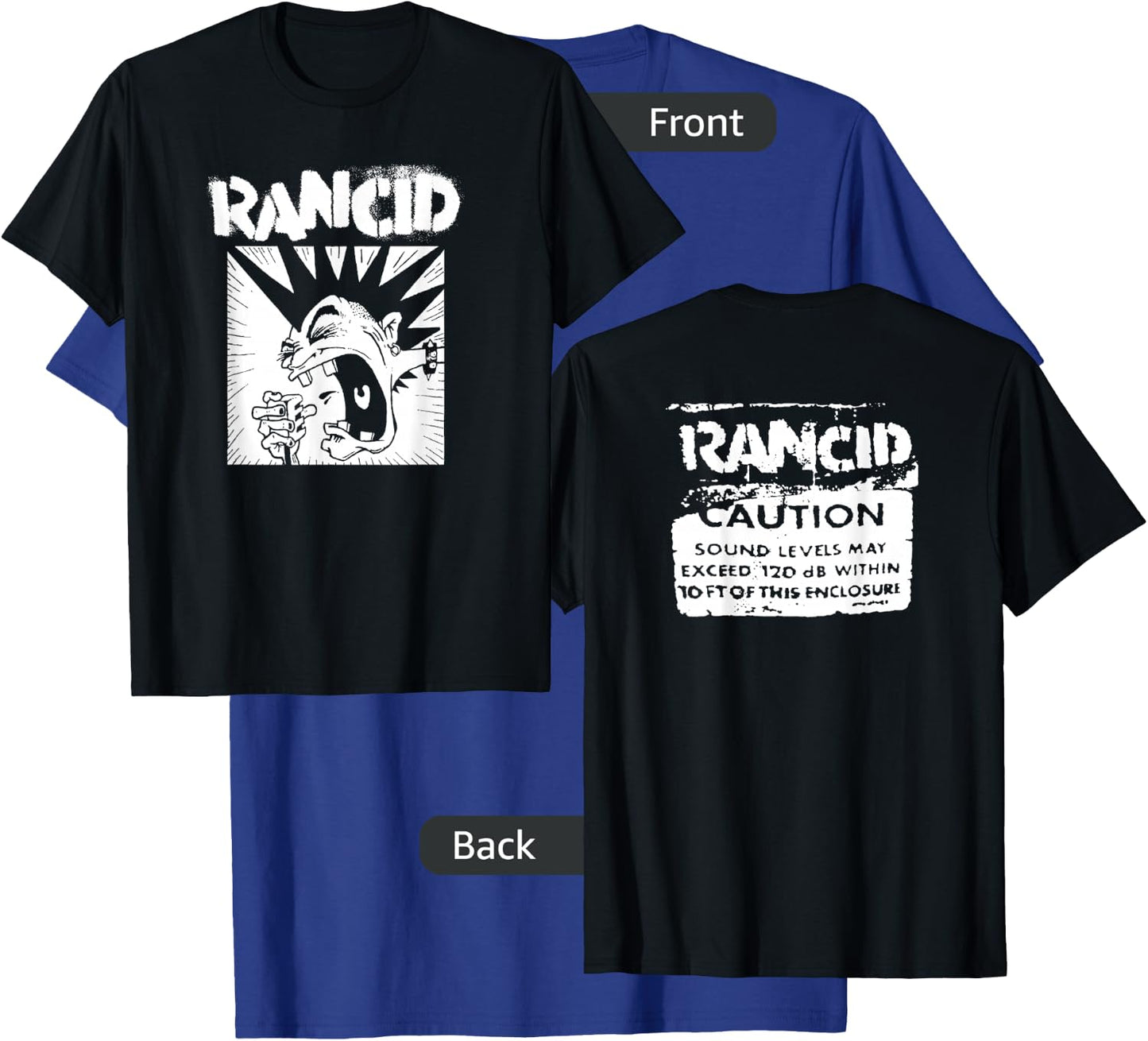 Rancid - Official Merchandise - Microphone T-Shirt - T-Shirt | Royal