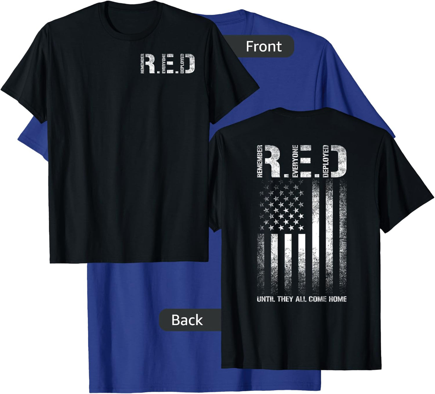 R.E.D Friday - US Military & Veteran T-Shirt - T-Shirt | Royal