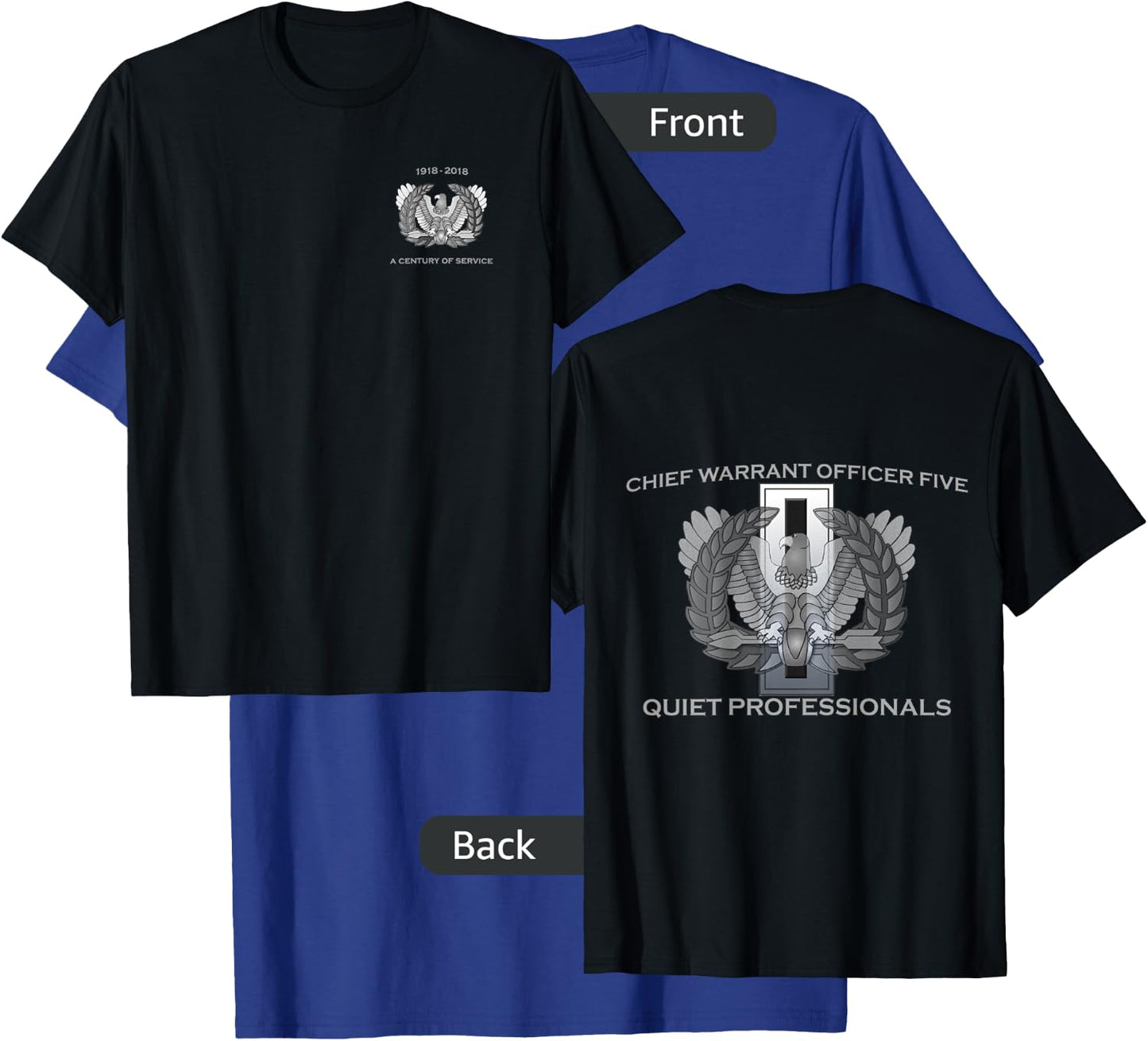 Chief Warrant Officer Five CW5 Eagle Rising Premium T-Shirt - T-Shirt | Royal
