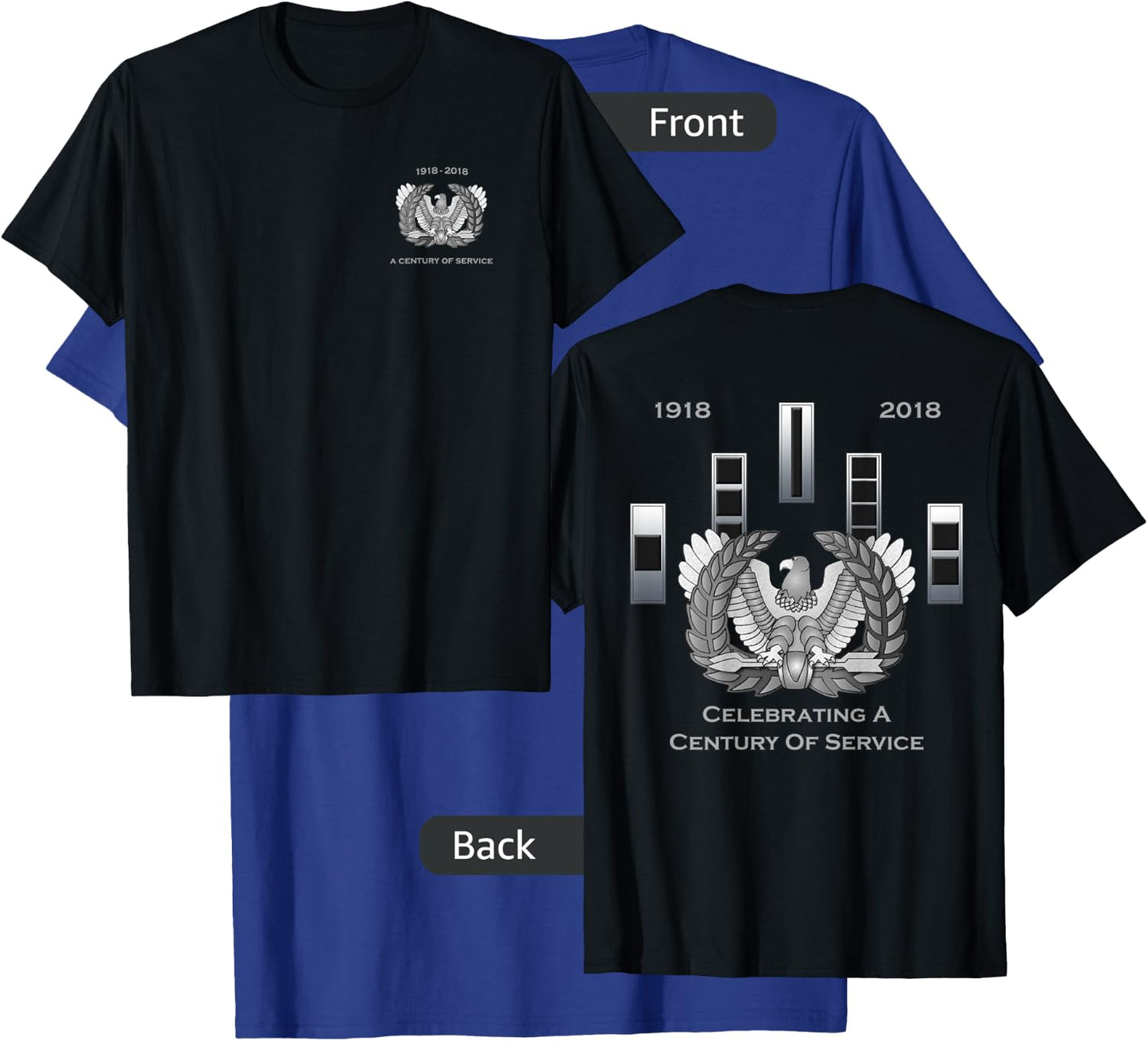 CW2 Chief Warrant Officer Two Century of Service T-Shirt - T-Shirt | Royal