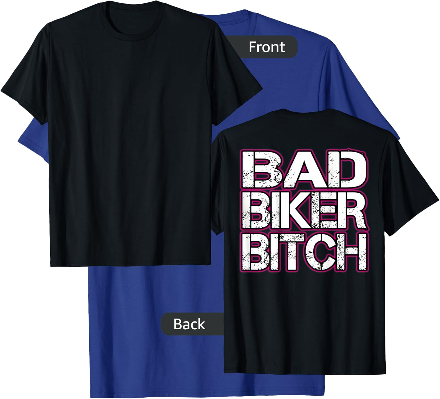Bad Biker Bitch T Shirt T-Shirt - T-Shirt | Royal