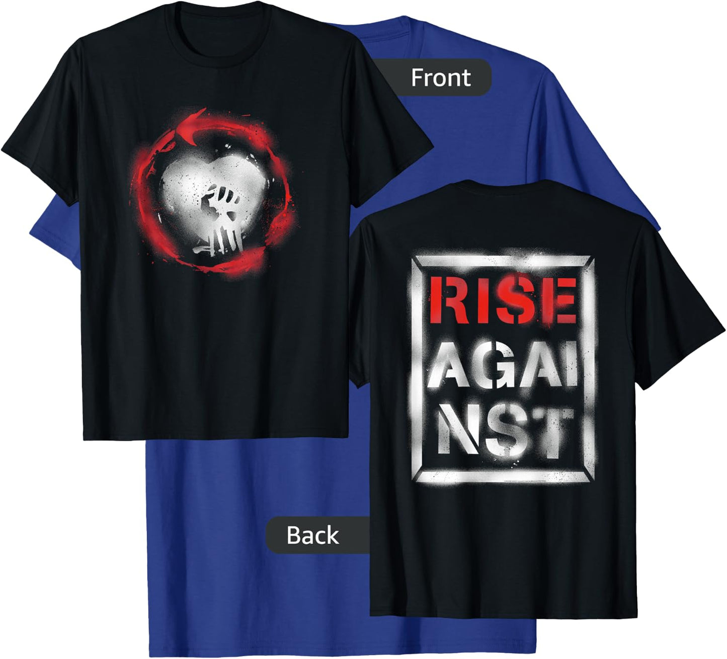 Rise Against- Caution Official Merch T-Shirt - T-Shirt | Royal