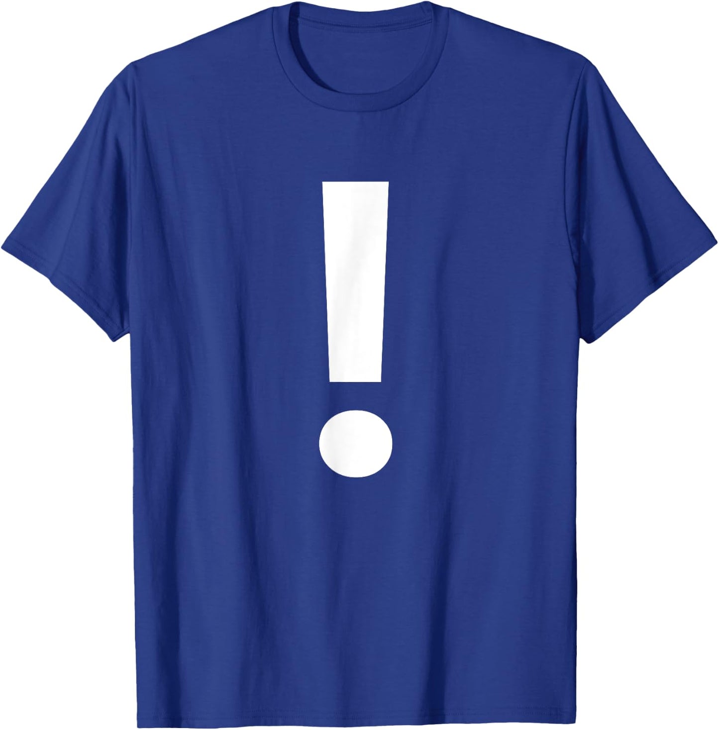 Punctuation ! Exclamation Point T-Shirt - T-Shirt | Royal