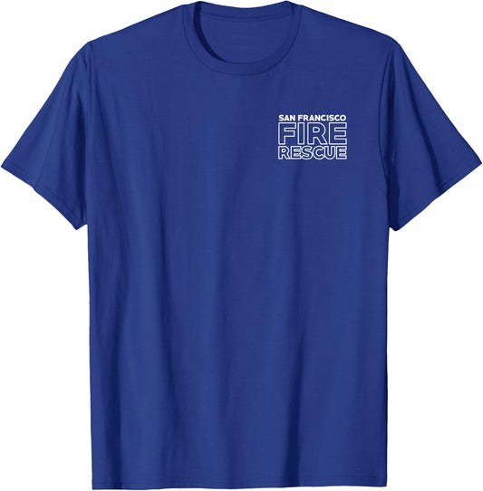 City of San Francisco Fire Rescue California Fireman T-Shirt - T-Shirt | Royal